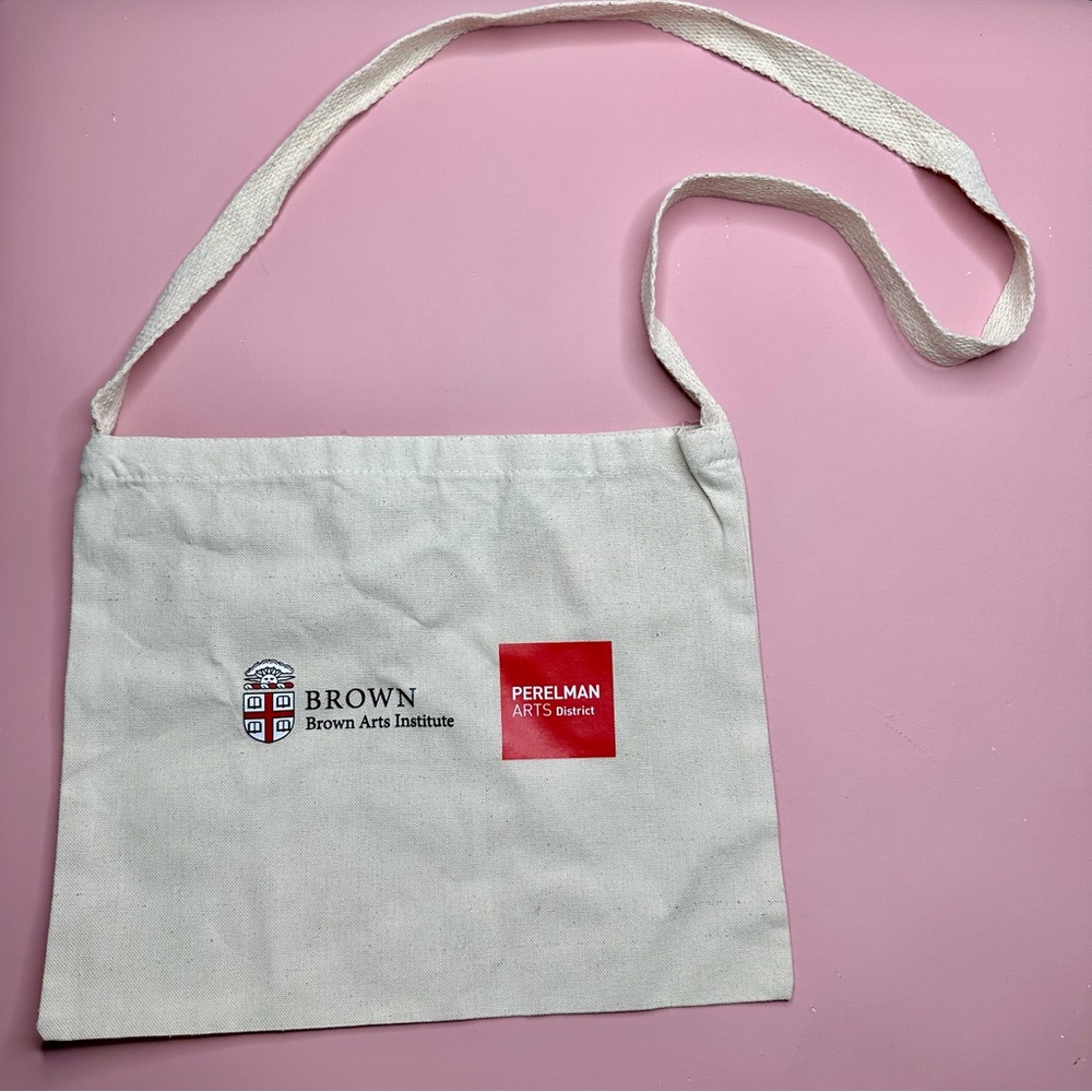 Brown University Arts Institute Canvas Cross Body Bag Purse